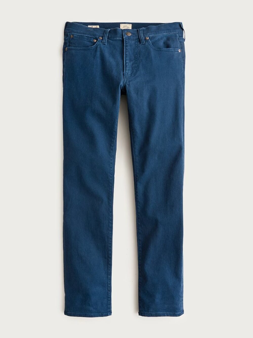 Jcrew Mens 484 Slim-fit Bergen five-pocket pant W34 L30 Nantucket Navy
